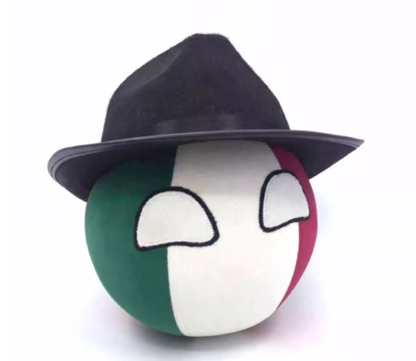 Italy ball plush with Top Hat - Image 3